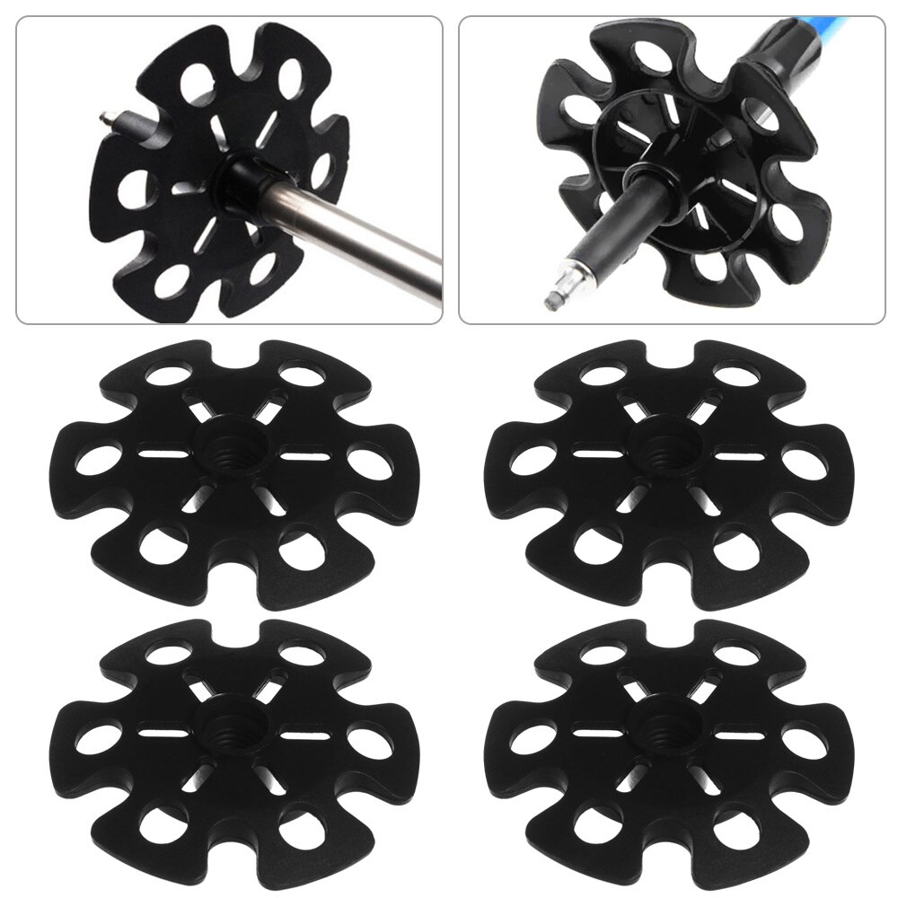 4Pcs Gummi Trekking Pole Ersatz Tipps Walking Stick Kopf Einstellbare Teleskop Wandern Bergstock Protektoren Zubehör