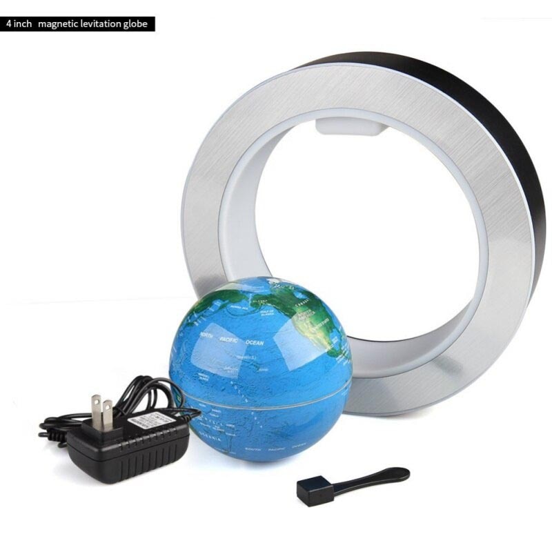Mova globe floating globe magnetisk levitation magnetisk levitation ljus för heminredning c formad magnet levitating globe