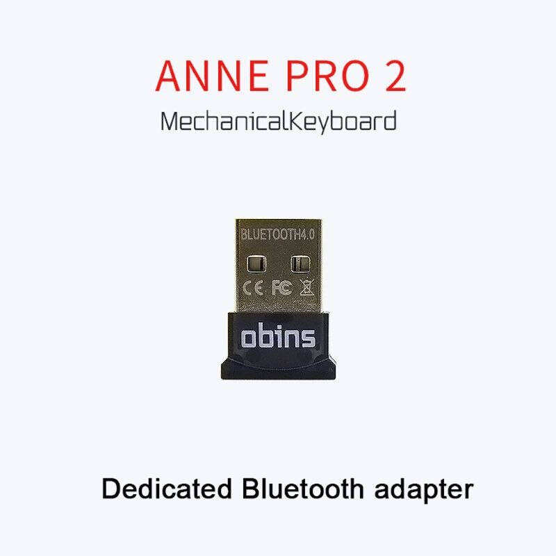 ANNE PRO 2-adaptador compatible con Bluetooth CSR 4,0, Teclado mecánico, compatible con sistema Win8, Win10, transpite
