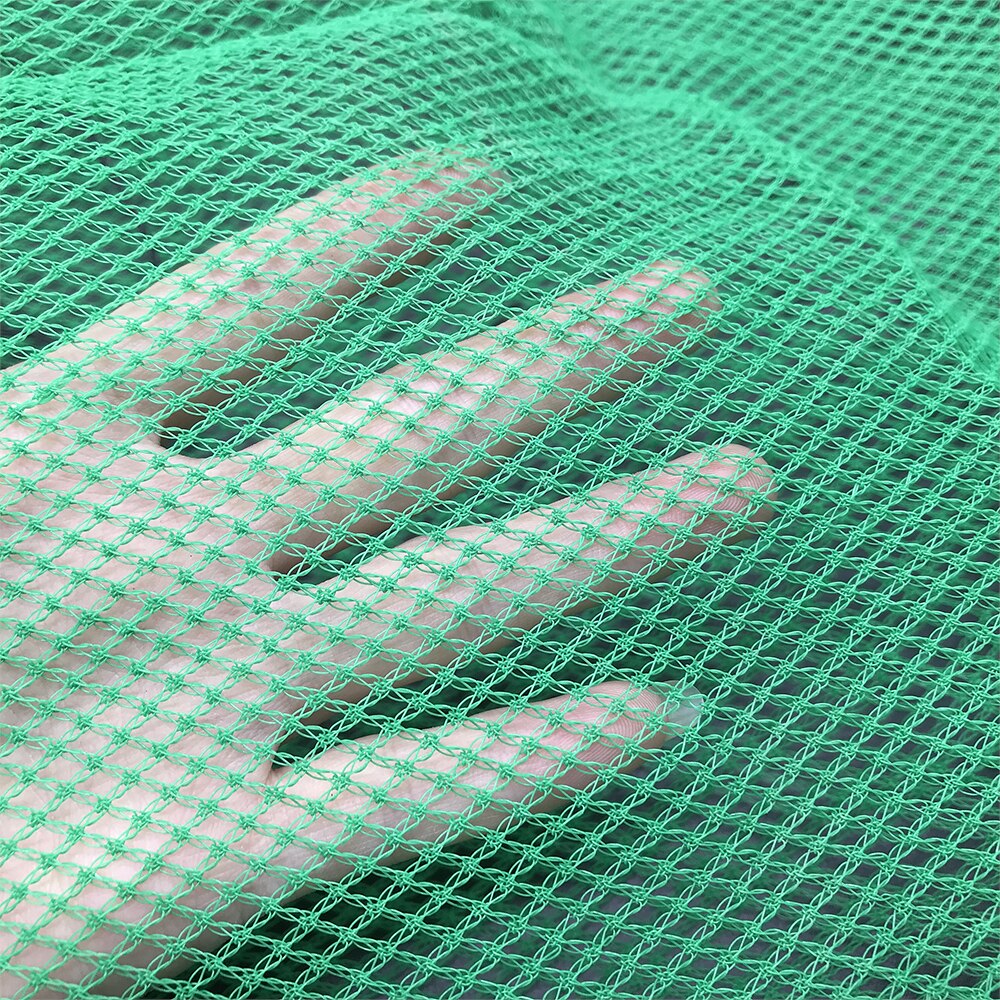 Verkkopussi muovinen nylon verkkopussi verkkopussi taitettava kalastusvälineet paksuus pieni ristikko verkot elävät kalaverkot pussipussi