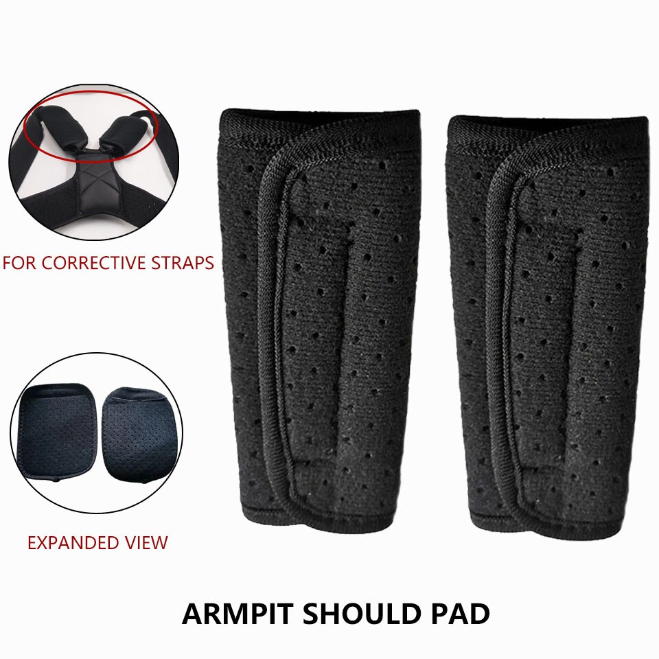 Verstelbare Houding Corrector Corset Terug Riem Taille Ondersteuning Rechte Corrector Voor Mannen En Vrouwen S-XL: Armpit should pad / XL