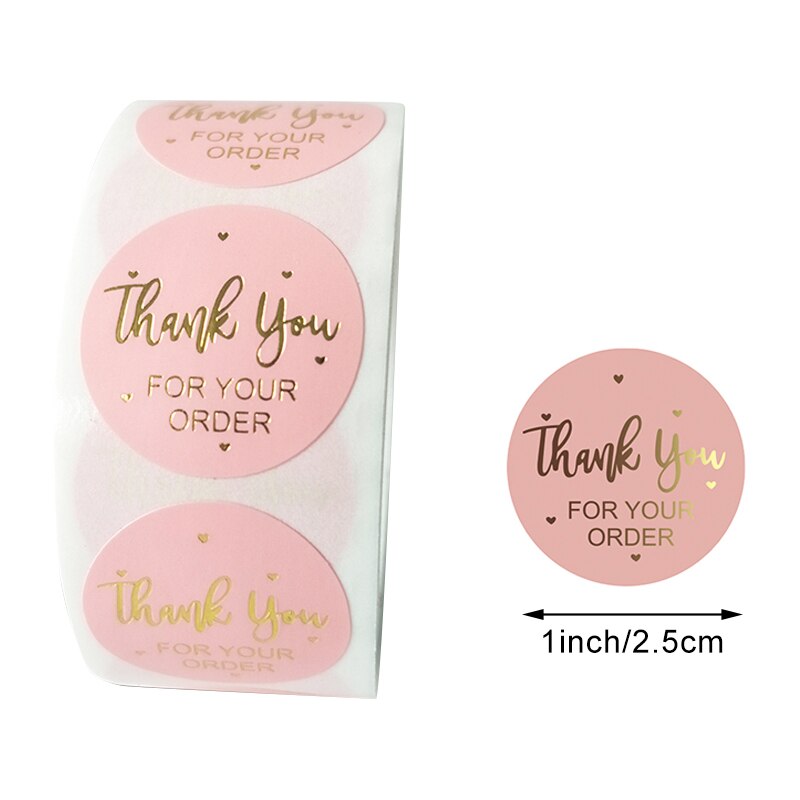 1000 stuks/partij ronde natuurlijke kraft handgemaakte stickers scrapbooking voor verpakking zelfklevende bedankstickers en zegellabels voor kantoorgebruik