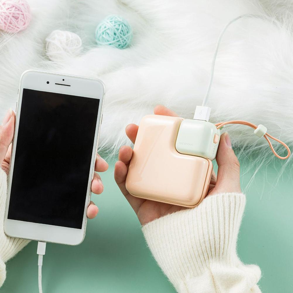 Handwarmer usb oplaadbare 5200 mah draagbare powerbank