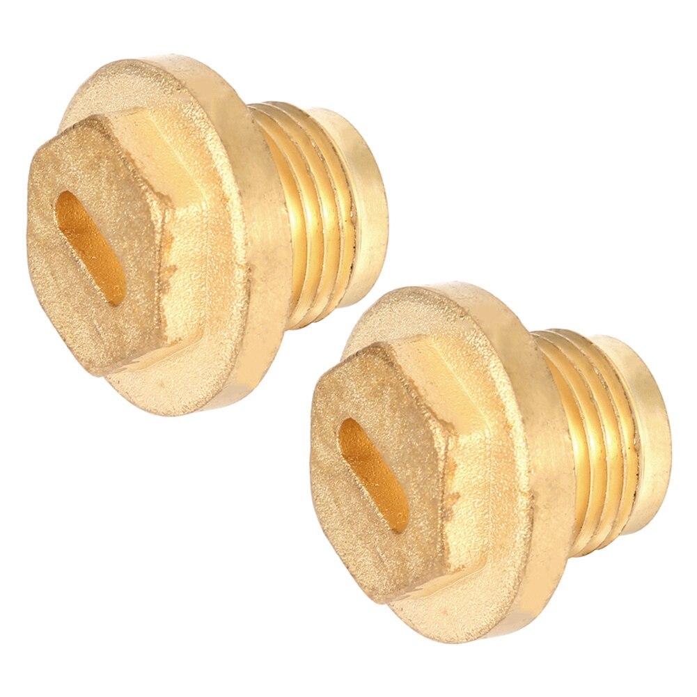 2pcs Differential Diff Brass Filler Drain Plugs with Seal Ring Fit For Land Rover All Discovery 2 Td5 & V8 models