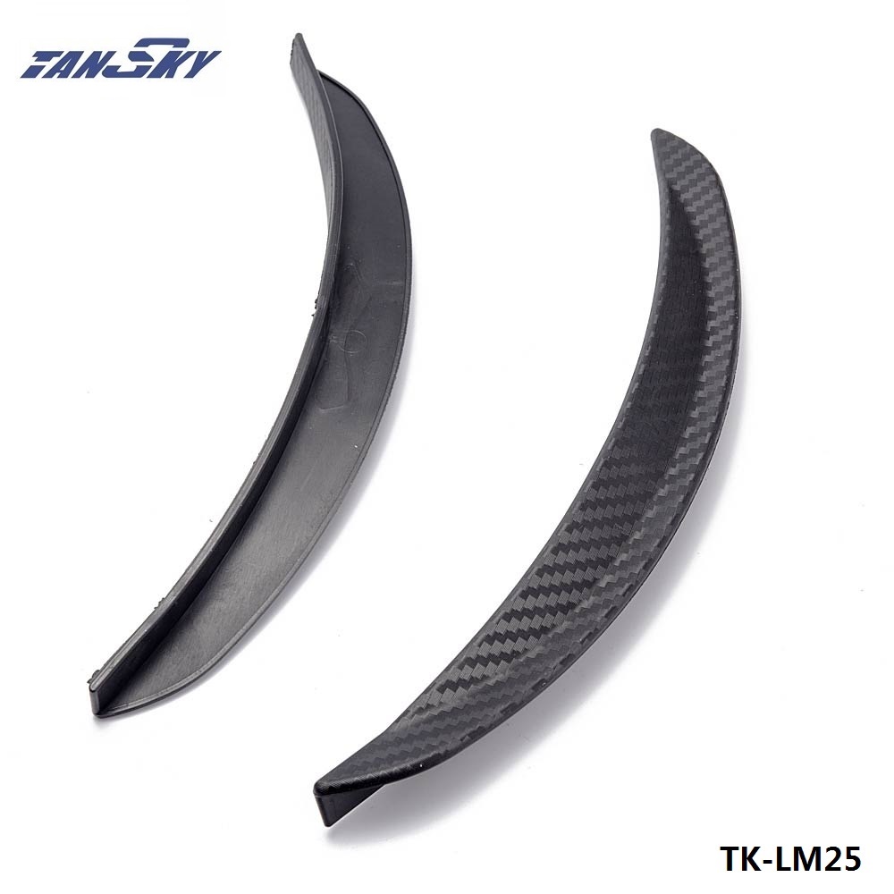 1 Pair 10" Carbon Texture Diffuser Fender Flares Lip For Toyota Wheel Wall TK-LM25