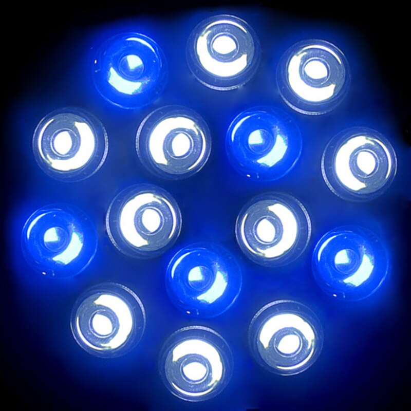 (1 stuks/partij) E27 LED Aquarium lamp, AC85-265V, 15 w/21 w/27 w/36 w/45 w/54 w, water planten Groeien Licht blub Voor Aquarium Verlichting: 5blue 10white