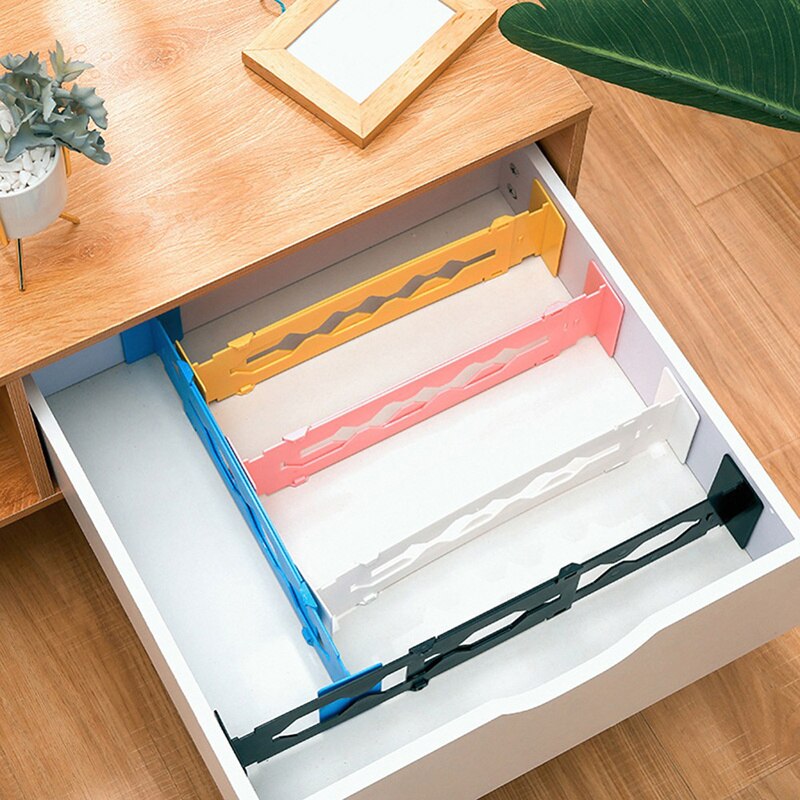 1pc Retractable Drawer Partition Gadget Adjustable Office Drawer Dividers Stretchable Multi-purpose Drawer Organizer