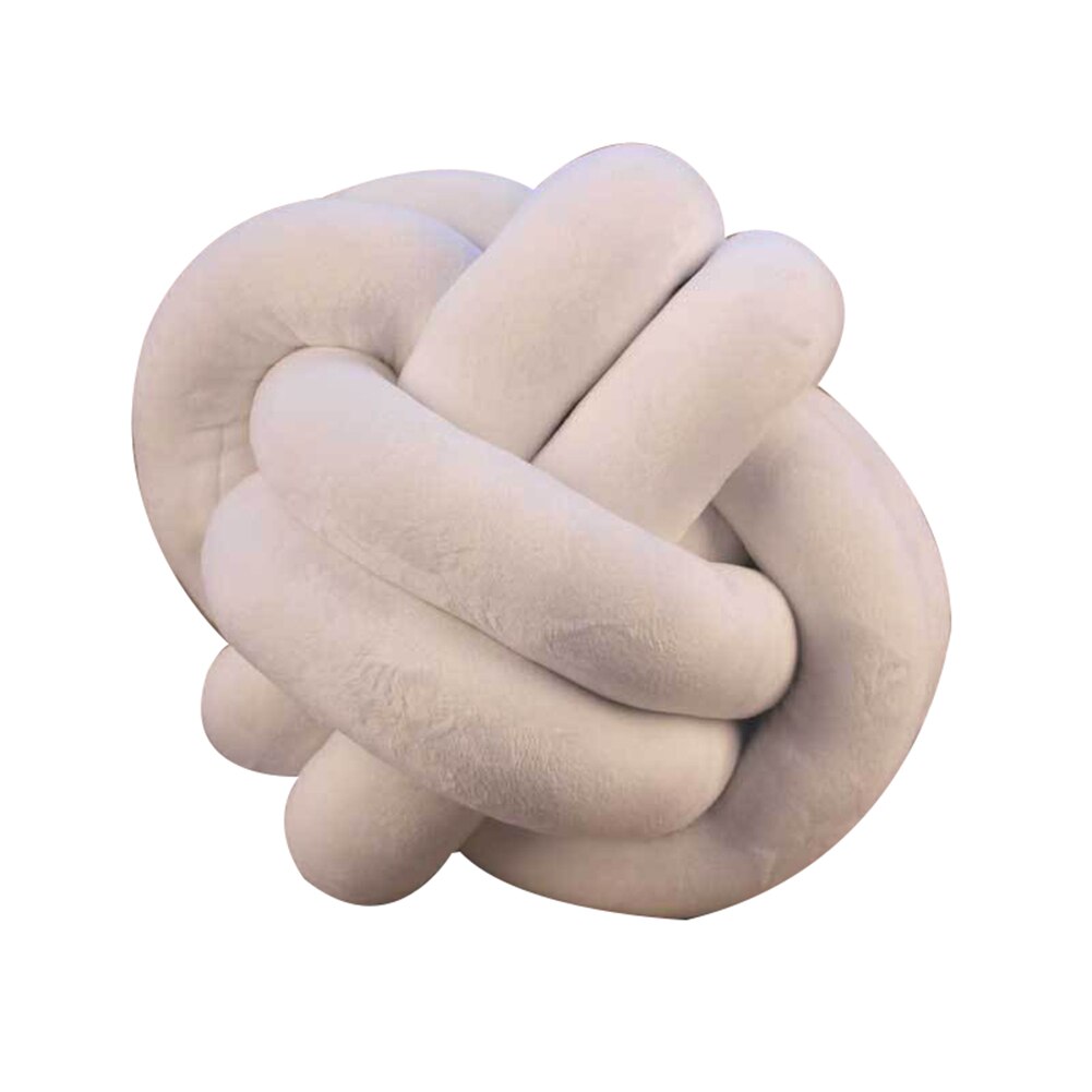 18/25/30cm plysch pp bomullskuddar mjuk knuten boll fylld kudde kudde kudde handgjorda kuddar kudde kropp kudde heminredning