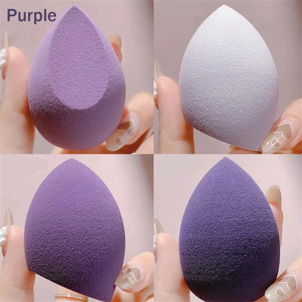 Esponja de maquillaje para mujer, licuadora, huevo de belleza, esponja cosmética, esponjas suaves para base en polvo, accesorios de maquillaje, herramientas de belleza, 4/8 Uds.: Caqui oscuro