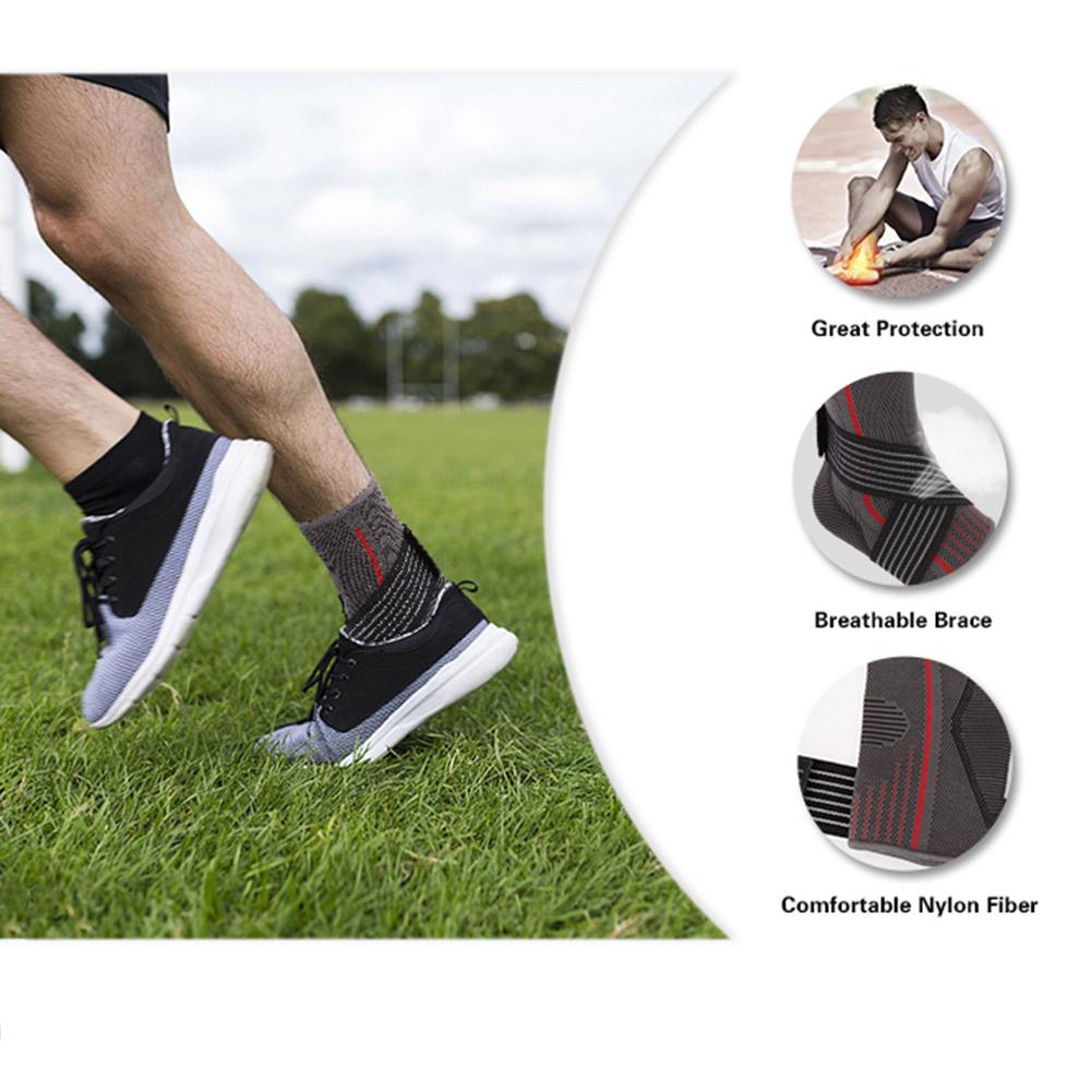 1pc Knöchel Unterstützung Klammer Schlag Farbe betroffen Atmungsaktive Knöchel befestigen Unterstützung Elastische Hülse für Basketball FußBall