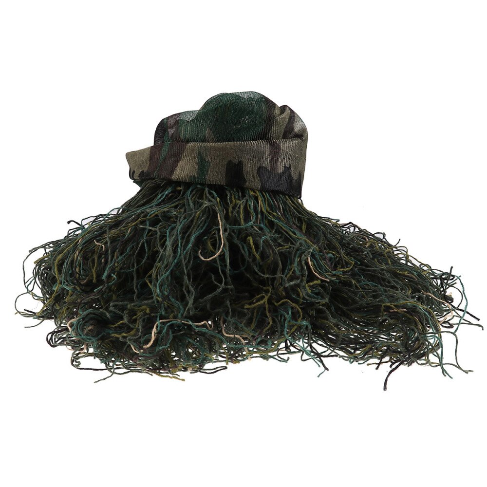 Gorra de camuflaje peludo para exteriores, gorro de camuflaje para el suelo de Turquía, (solo un sombrero)