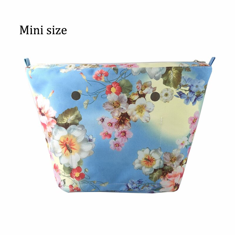 Classic \ Mini Kleurrijke inner insert interieur Voering Rits Waterdichte Zak voor obag o tas EVA vrouwen handtas accessoires: Mini 1