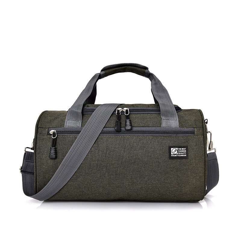 Hommes voyage Duffle solide Crossbody bagages sac unisexe Portable en Nylon sacs à main grand multifonctionnel sac à bandoulière pour homme XA268WC: Green