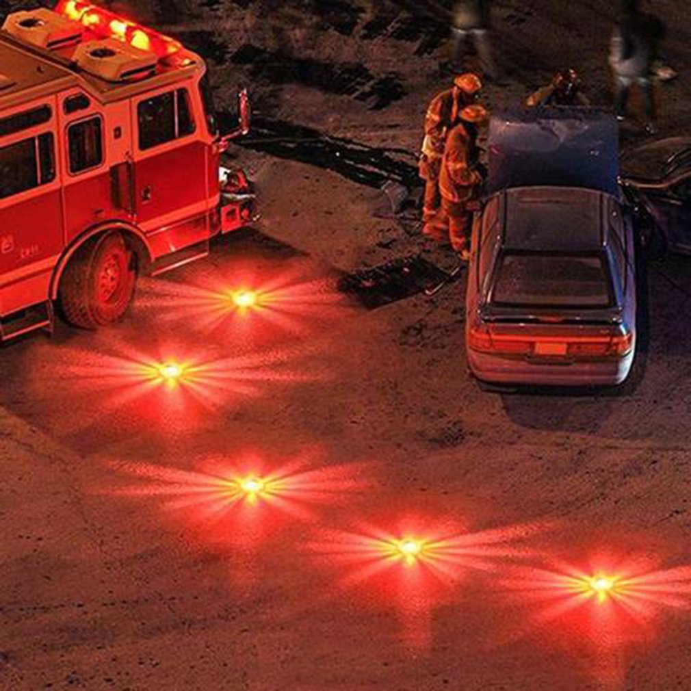 LED Warning Light Multi-functional LED Indicator Lights AAA Powered Traffic Safety Warning Indicator Lightings