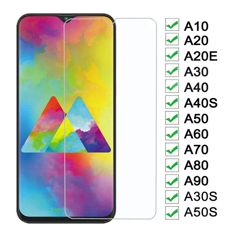15D Schutz Glas Für Samsung Galaxy A10 A20 A30 A40 A50 A60 Screen Protector A70 A80 A90 A20E A30S A50S gehärtetem Glas Film