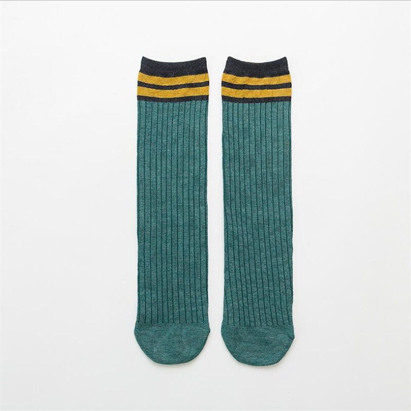 Autumn And Winter Pile of Socks Cotton Tube Female Socks Japanese Striped Breathable Wweat-absorbent ladies Socks: 8