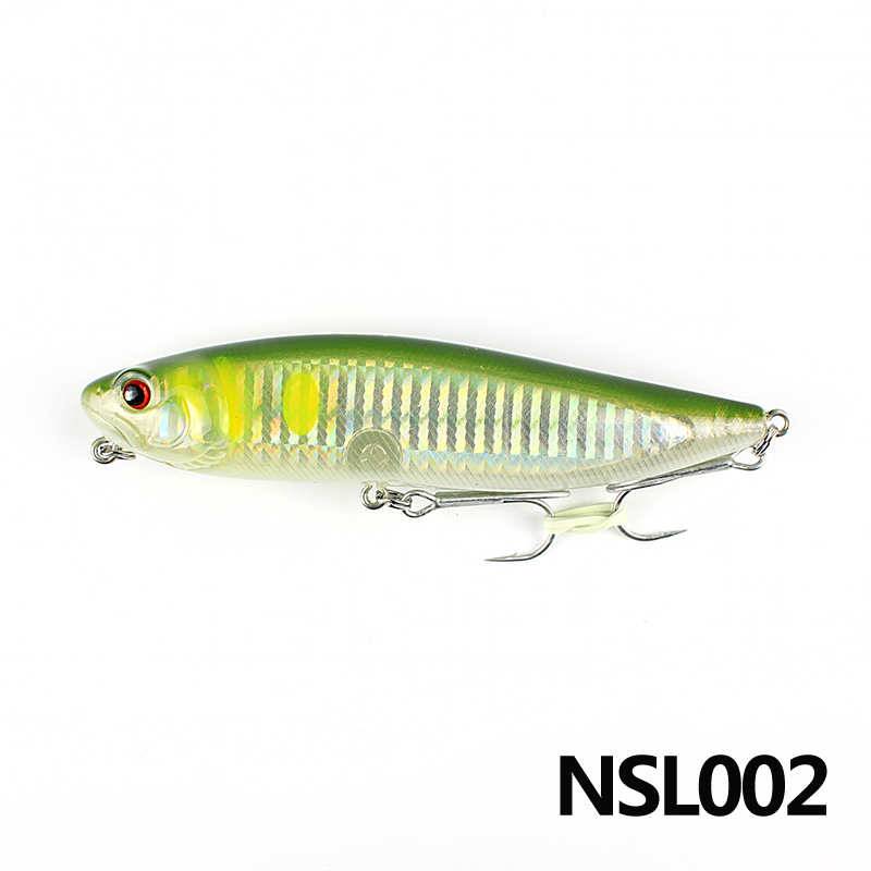 NOEBY 1 pièces Leurre De Pêche 115mm/25g D'eau Crayon Leurre Dur Peche Souple Gros Dur Bionic Appâts Leurres VMC Crochets Aigus: NSL002