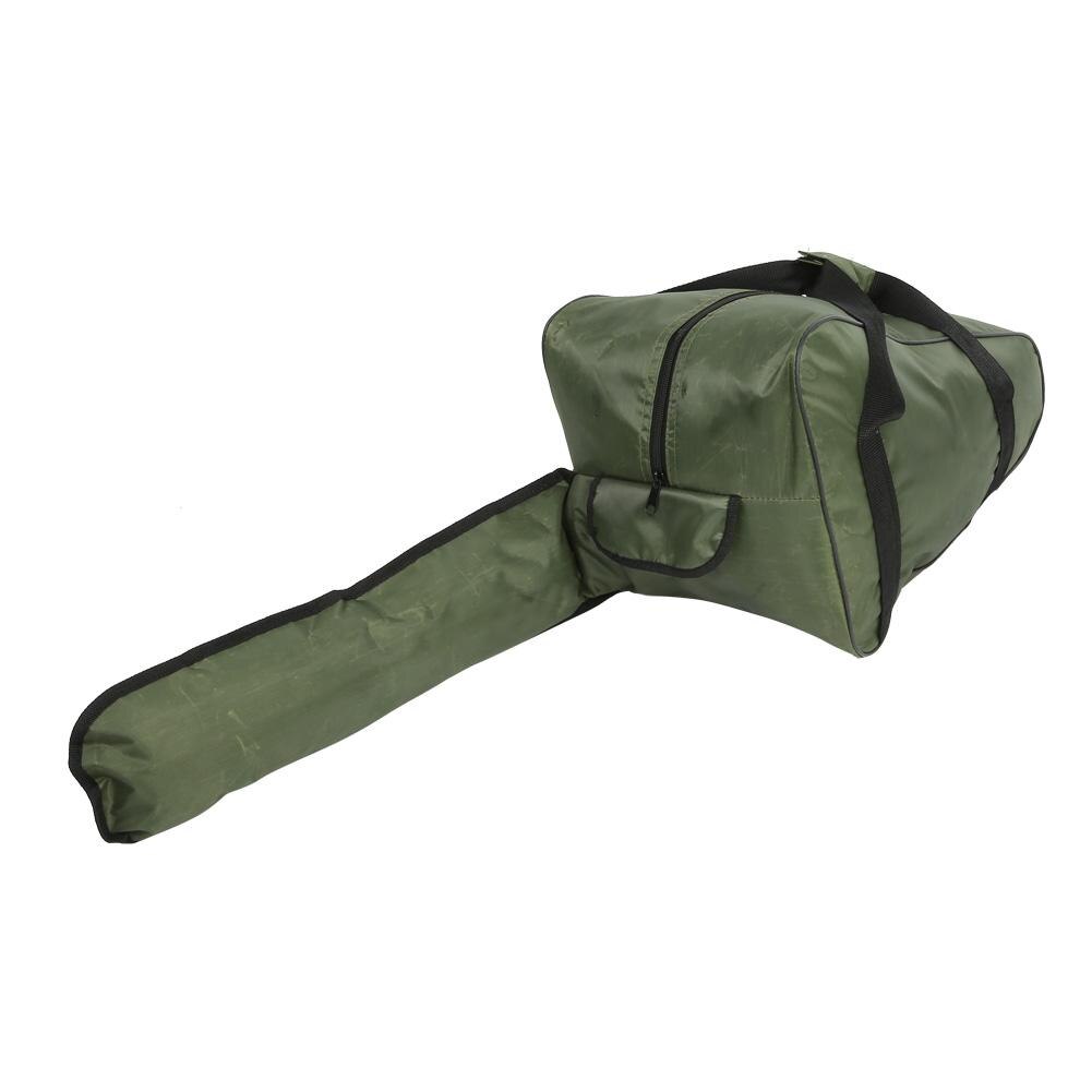 Motorsav bæretaske værktøjstaske kraftig vandtæt oxford klud bærbar taske til skovhugger rabat: Grøn