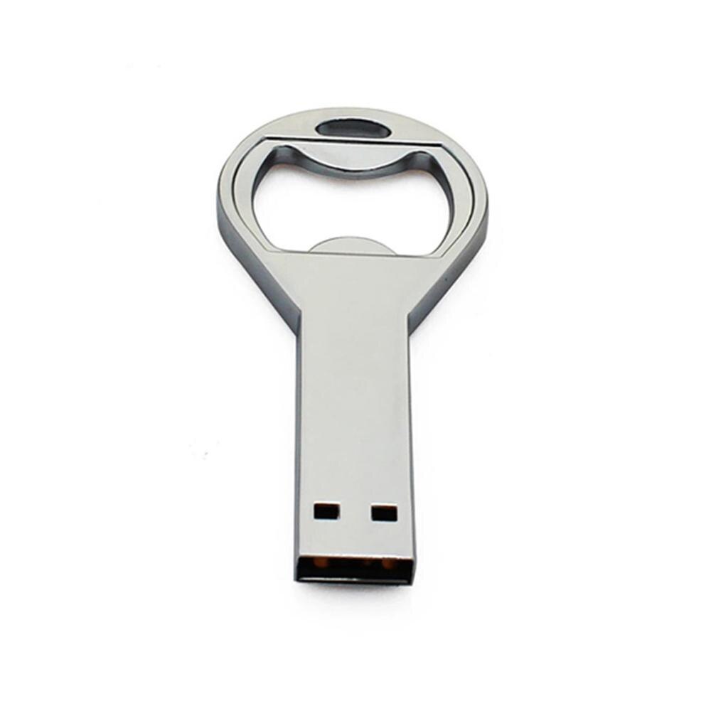 Usb Flash Drive Metalen 32Gb 16Gb 8Gb 4G Usb Metal Key Pen Drive Stick hoge Snelheid Waterdichte: 32GB