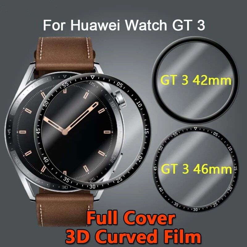 Ochraniacz ekranu dla Huawei zegarek GT 3 2e GT3 GT 2 pro 42mm 46mm inteligentny zegarek folia ochronna dla Huawei GT3 GT 2 pro miękkie szkło