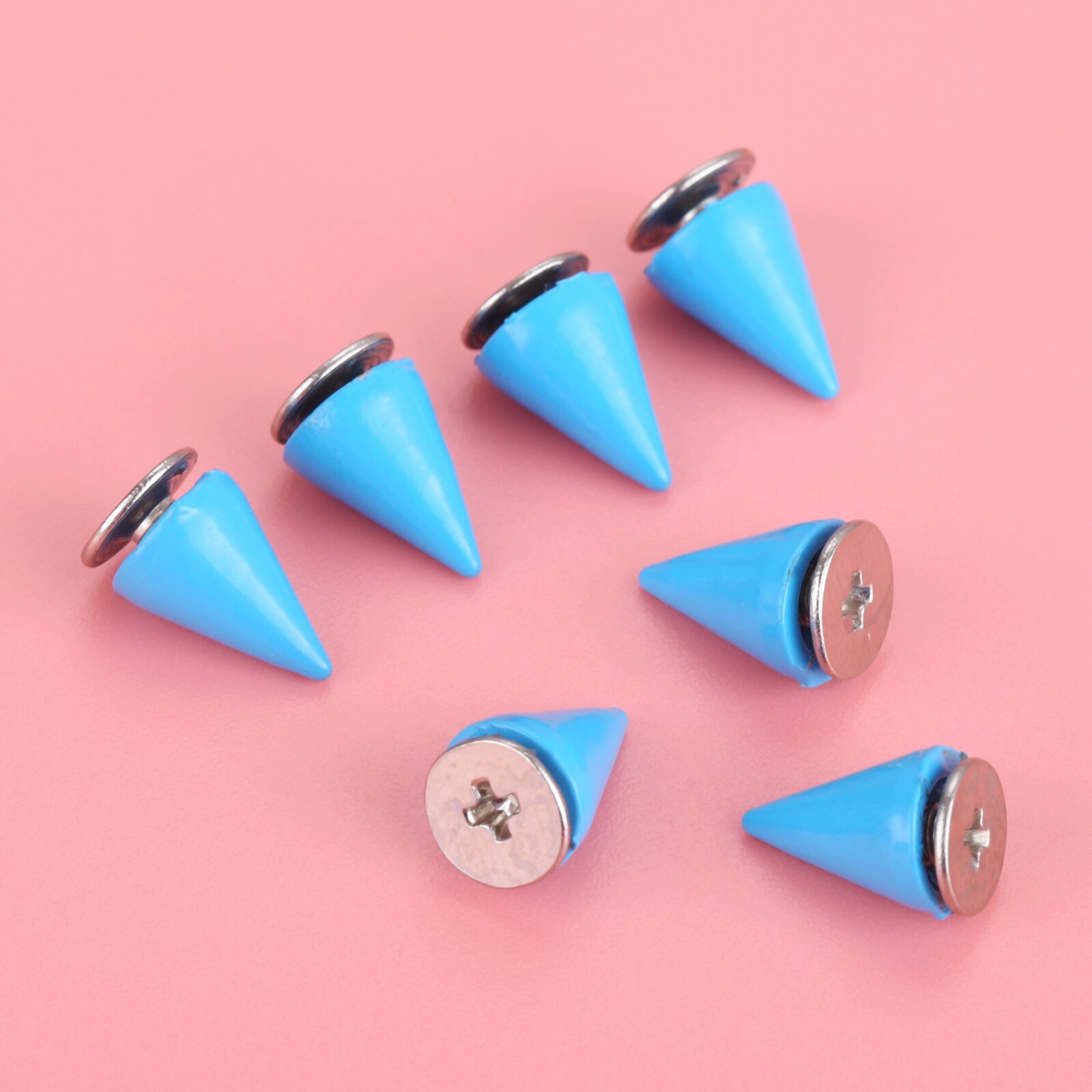 20x Metall Schrauben Knopf Spitze Nieten Handtasche Gürtel Schuhe Punk Bekleidung Leder Schnallen Handwerk Kugel Niet Zucht Spikes DIY handgefertigt