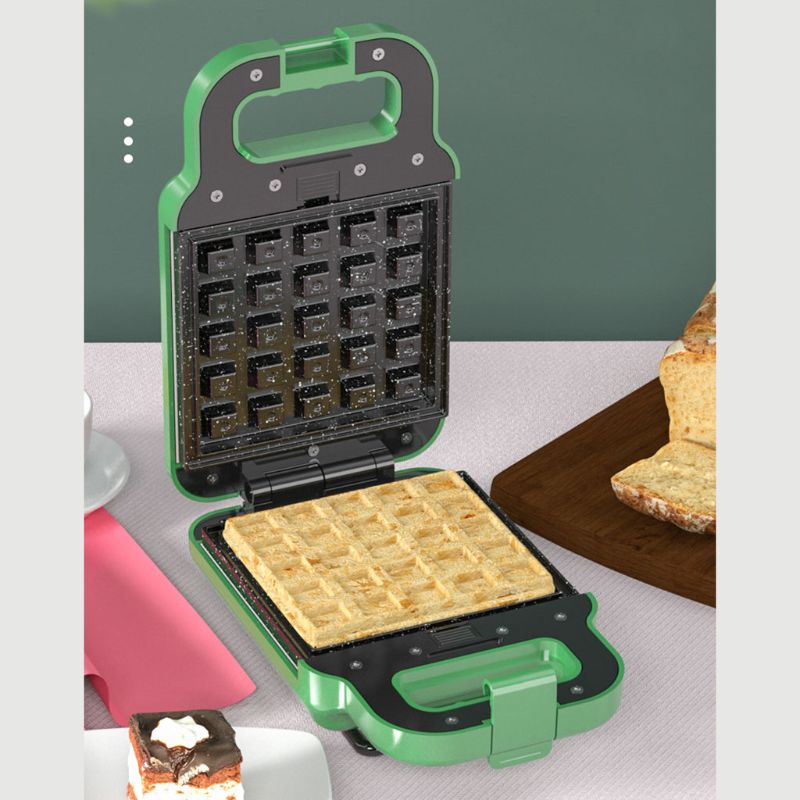 Bærbar elektrisk vafler sandwich maker multifunktionel æg kage toast brød morgenmad maskine 220v