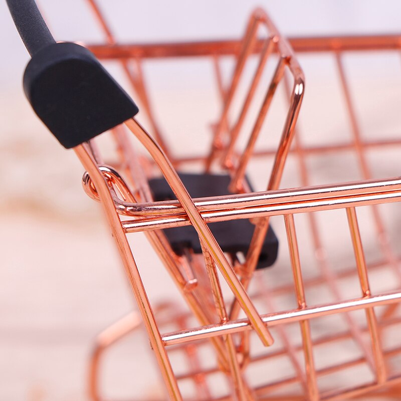 Mini caddie de Shopping, pour le bureau et la maison, pour ranger des articles divers, ornements, modèle de jouet pour enfants,