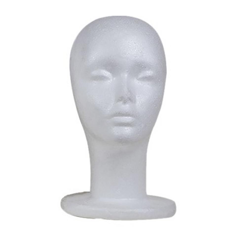 Piepschuim Mannequin Hoofd Model Zonnebril Lenzenvloeistof Stand Hat Cap Display Houder