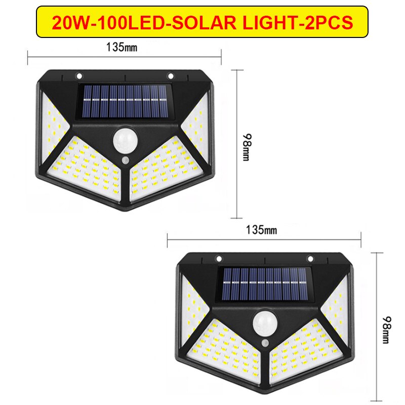 IP67 Waterproof Upgrade Outdoor LED Solar Light 5000w Powerful Solar Lamp 3 Modes Garden Light Street Lamp With Motion Sensor: 48COB 6000K