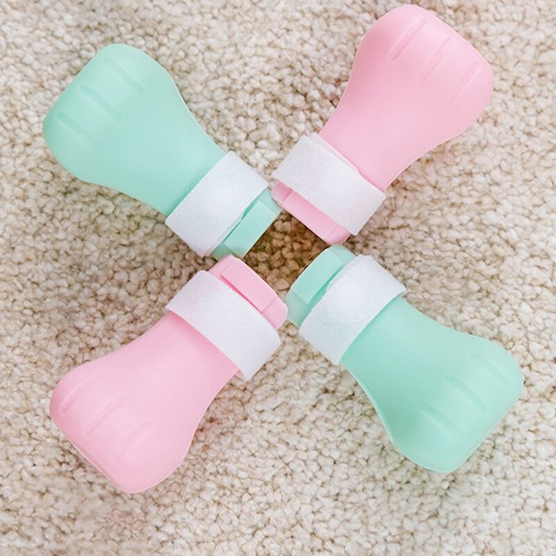 Funda de baño antimordedura para zapatos de gato, Protector de patas para mascotas, antiarañazos, ajustable