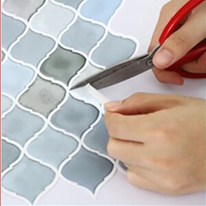 11*10 cali Muti kolor arabeska skórki i trzymać płytki robić kuchni łazienka naklejki Backsplash