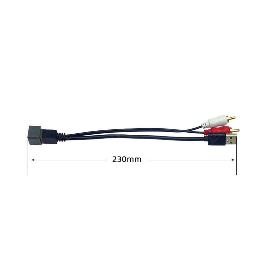 Car Radio USB Adapter USB Port Input Retention Cable for Nissan