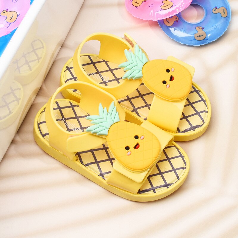 sommer freundlicher Sandalen Ananas Obst Baby Avocado Mädchen Schuhe Für freundlicher Mädchen Sandalen Baby Kleinkind Weiche Nicht-Unterhose Sandalen