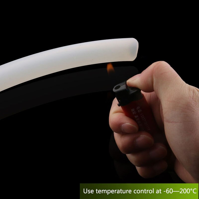 Tuyau en Silicone tuyau en caoutchouc de Silicone 2mm/3/4/5/6/8/10/12/16/19mm