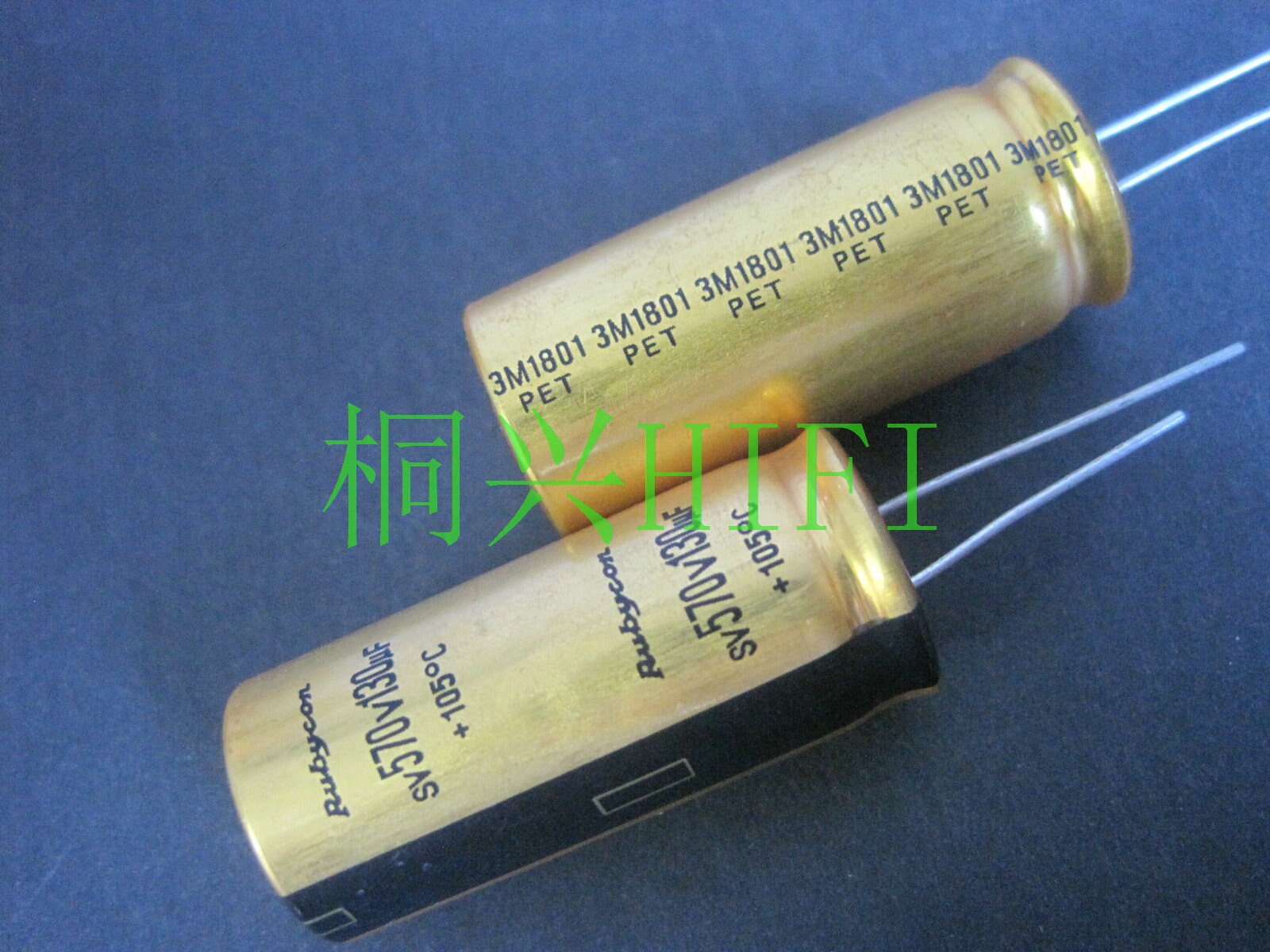 2 STUKS RUBYCON SV 570V130UF 18x40MM eindversterker filter 130UF 570V hifi audio 130 uf/570 v Gold
