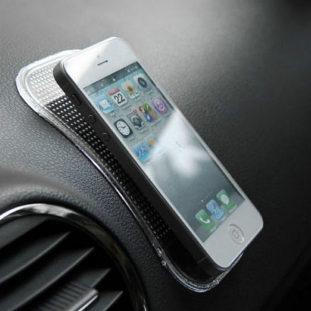 Auto Antislip Dashboard Magic Sticky Pad Anti-Slip Rubber Gel Mat Kussen Voor Iphone Mobiele Telefoon Auto interieur Accessoires Zwart