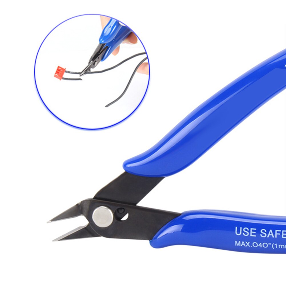 Insulated Handle Wire Plier Model Piler Anti-Slip Practical Wire Cable Cutter Cutting Side Snips Flush Gadget Hand Tool