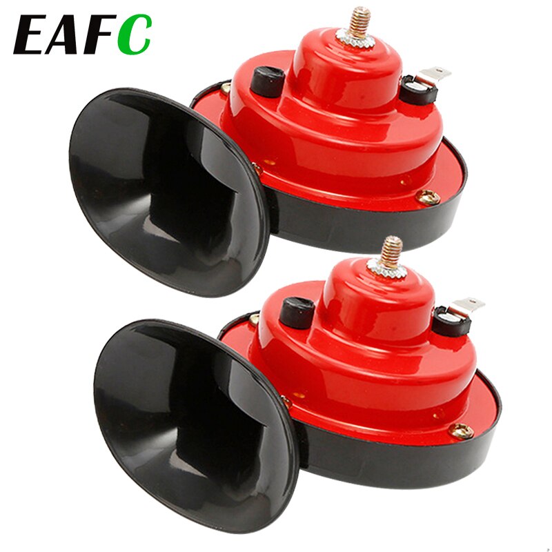Bocina de aire eléctrica de 12V para Caracol de coche, Kit de alarma fuerte para barco marino, bocina de coche de doble tono, 2 uds.