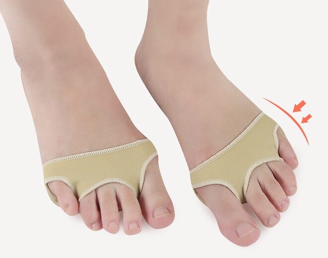 Stof gel mellemfodsfodbold indlægssåler puder puder forfod smerte støtte forreste trædepude fødder fodplejeværktøj ortopædisk pude