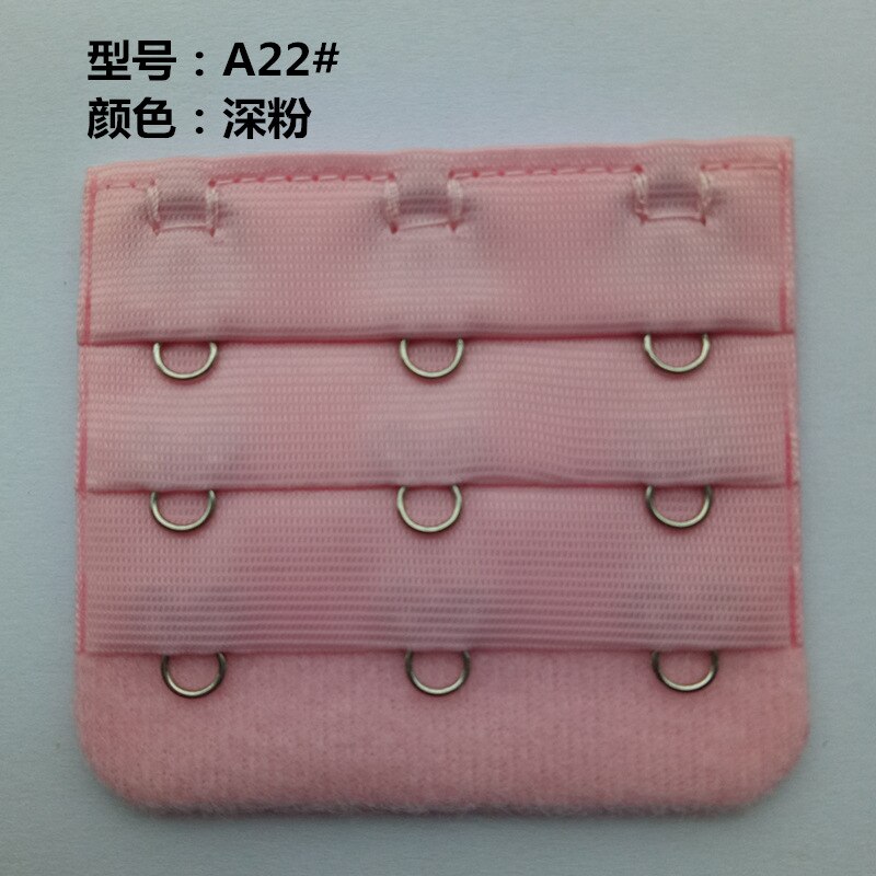 Extensores de sujetador de acero inoxidable para mujer, 3 filas * 3 hebillas, ganchos, hebilla de extensión de ropa interior, accesorios íntimos, 2 unids/lote: Style 15