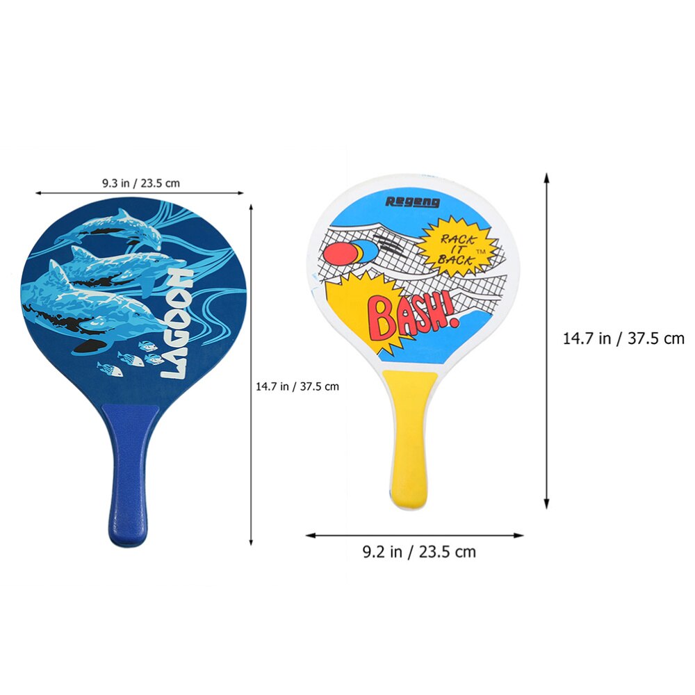 Raqueta de bádminton para playa, 2 juegos de raqueta de playa, pelota, Paddle Board, raqueta de bádminton para playa, , viajes al aire libre
