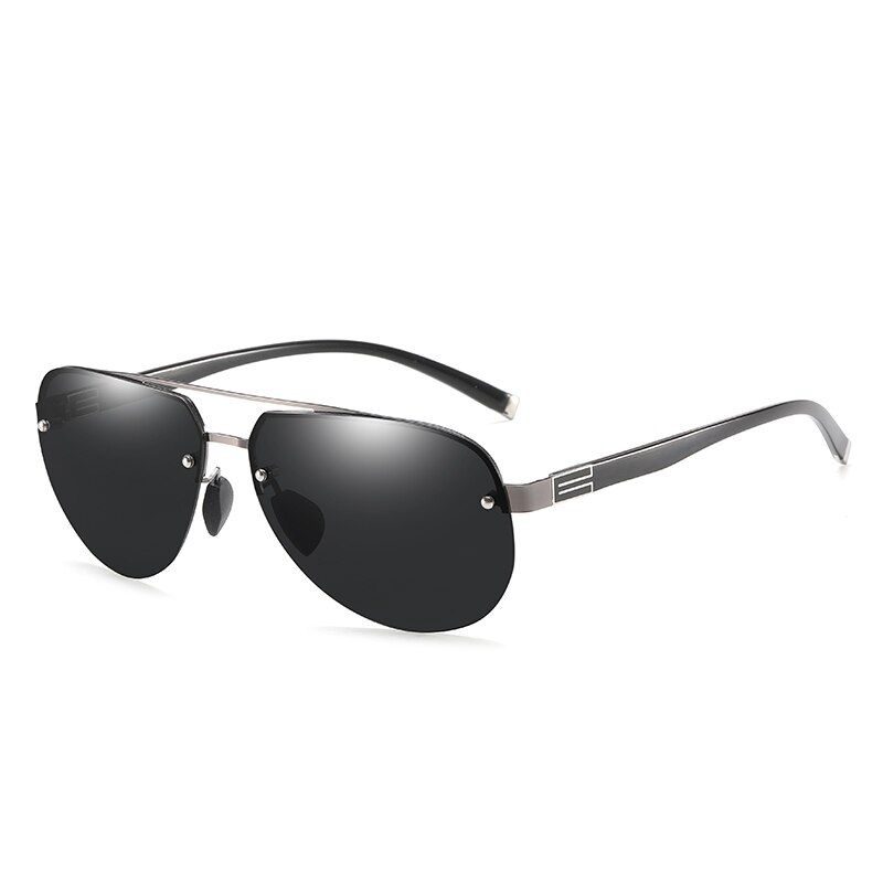 Sonnenbrille Neue Photochrome Sonnenbrille Männer Schild Nacht Vision Objektiv für Fahren Polarisierte Sonnenbrille UV400 Sonnenbrille: grau grau