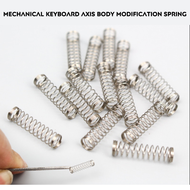 110 Stks/partij Rvs Custom Cherry Mx Switch Springs Voor Mechanische Toetsenbord Mx Schakelaars Keycaps Vervanging