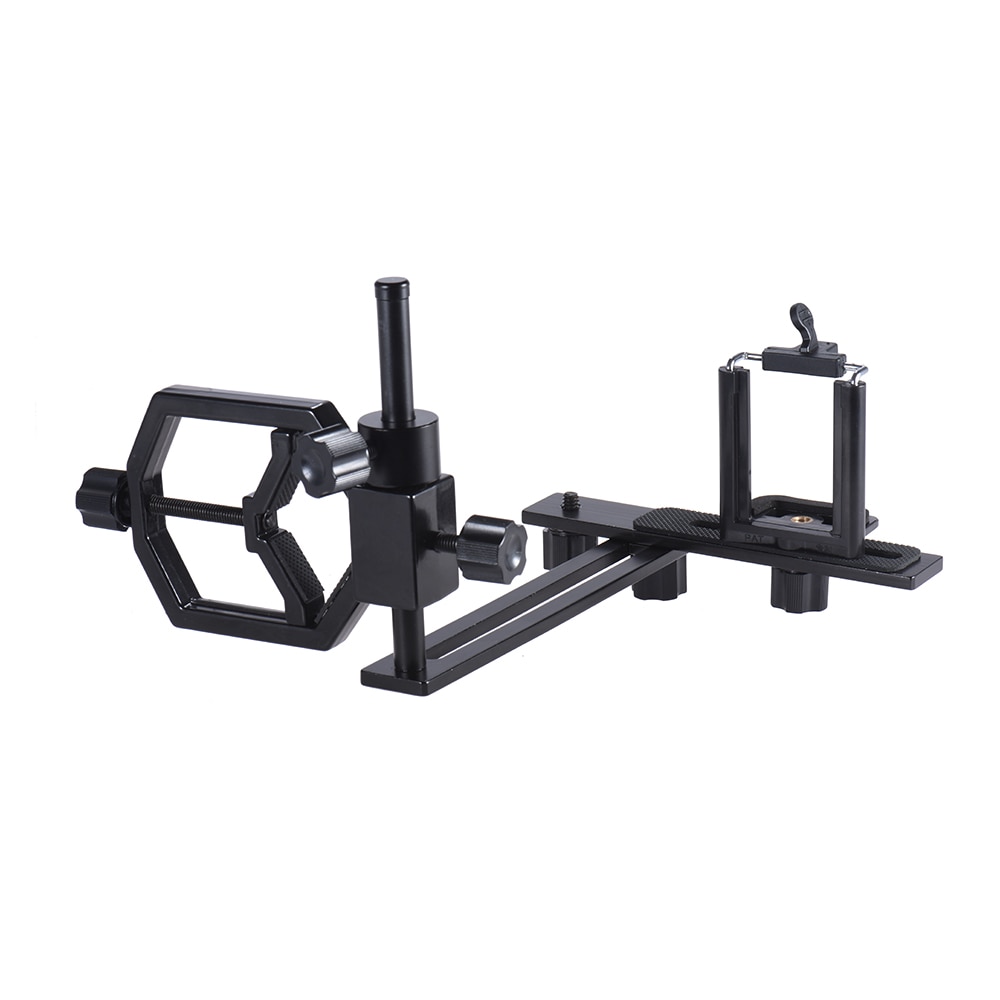 Andoer Universal- Metall Teleskop Telefon Digitalkamera montieren Adapter Halterung Smartphone Halfter Clip für Fernrohr für SmartPhone