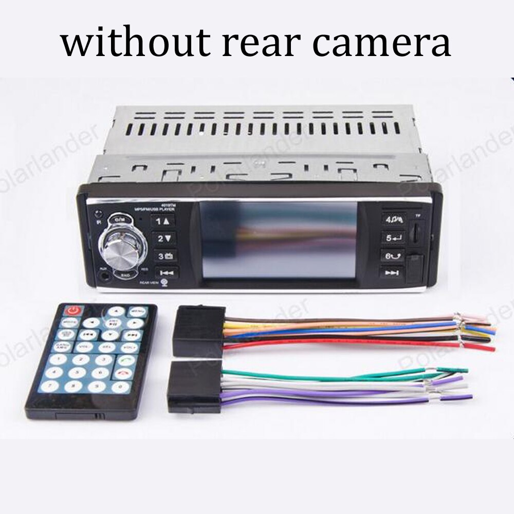 Autoradio Car Radio 1 Din 4 Inch HD USB / SD /FM Stereo Bluetooth MP5 Player Mirror Link Radio Cassette Player Touch Screen: no rear camera