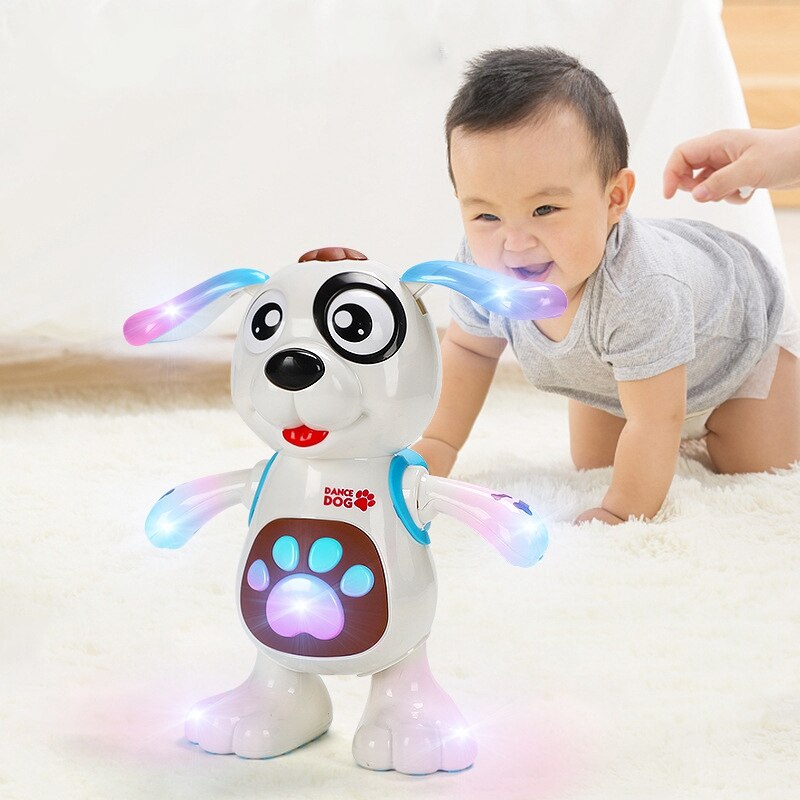 Electric Music Dancing Dog Interactive Educational Toys for Children Birthday Kids Electric Music Dancing Dog