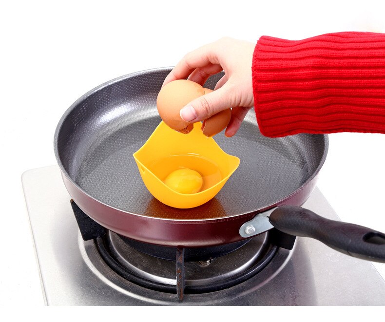 Couleur silicone oeuf cuiseur oeuf cuiseur chaudière oeuf cuiseur moule bol anneau cuisine cuisson accessoires