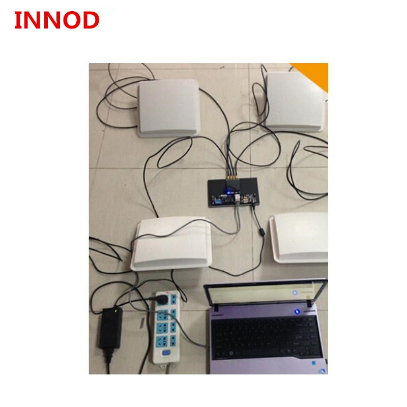 Antenne rfid uhf 865-868mhz étanche à longue portée 902-928mhz pour le suivi des actifs, polarisation circulaire 9dbi, à élevée