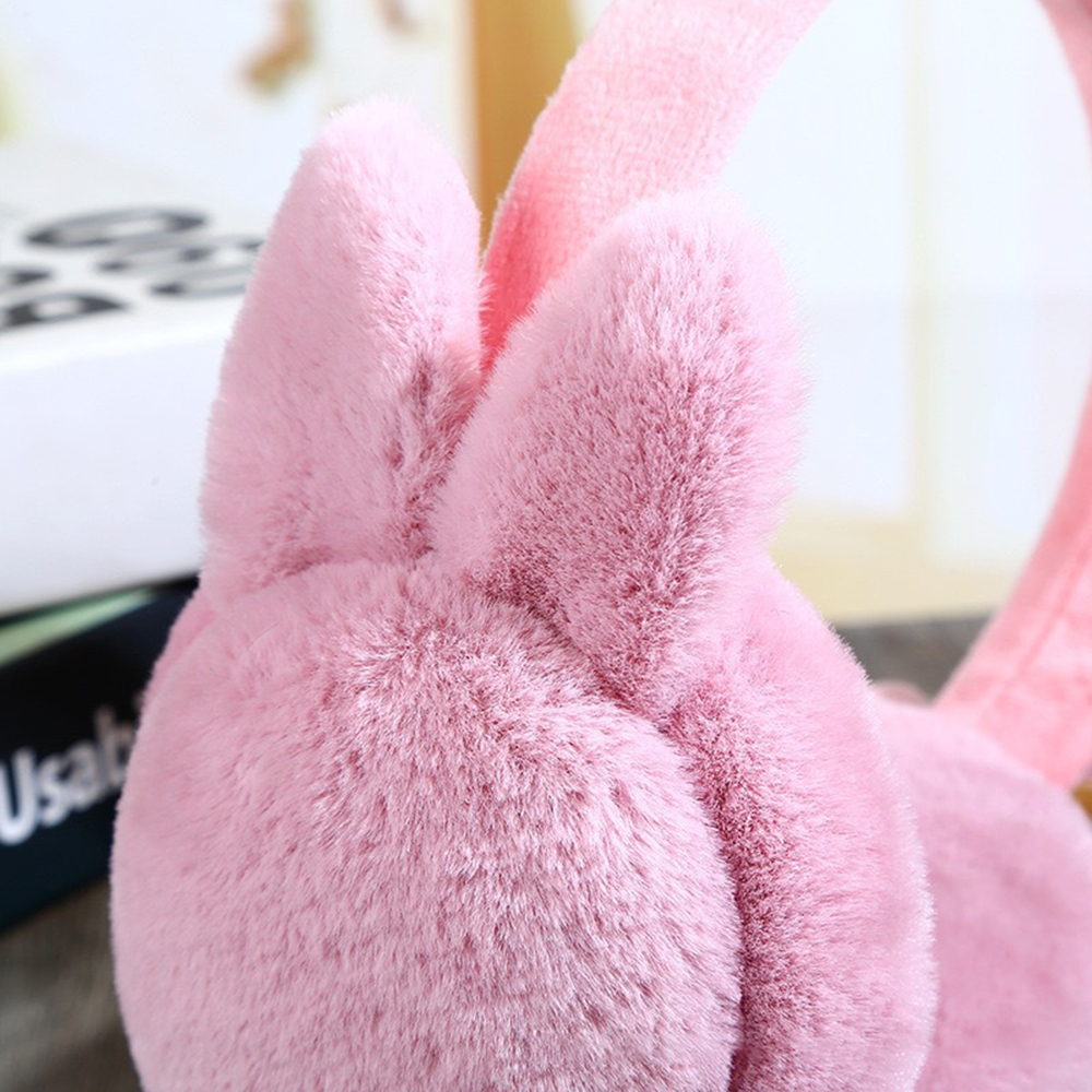 Protège-oreilles de lapin pliants pour enfants, élégants et créatifs, chauds, à la , pour fille et enfant