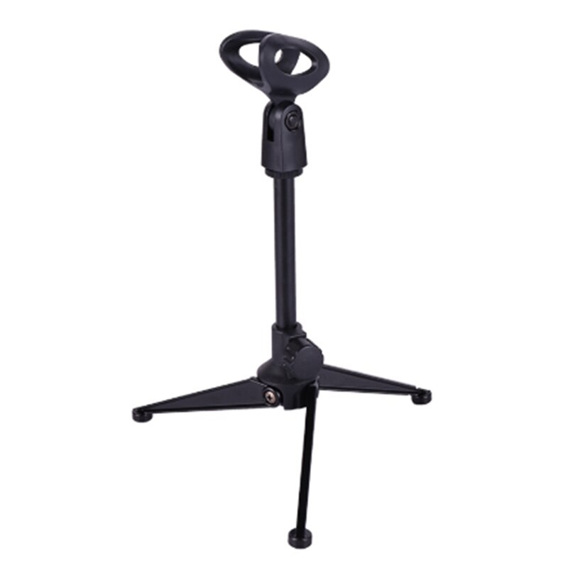 2Pcs with Clamp Desktop Holder Table Tripod Mount Lightweight Bracket Practical Adjustable Portable Microphone Stand: Default Title